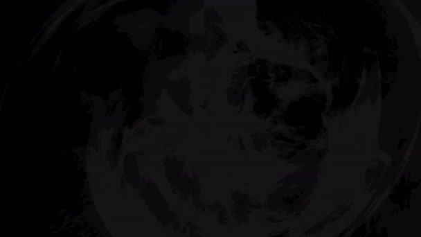Fondo Transición Flujo Fluido Grunge Negro Blanco Abstracto Efectos Visuales — Vídeo de stock