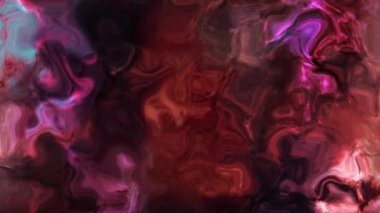 Soyut gradyan pembe mor mavi renk güzel sanat tasarımı arka planı. 4K 3D kusursuz döngü. Renkli girdap desenli arka plan mermer videosu. Sonsuz sonsuz dalgalı yüzey dijital hareketi.