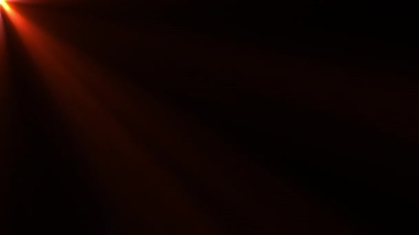 Abstrakcyjny Optyczny Błysk Smuga Światło Wizualne Bezszwowe Animacja Pomarańczowy Czerwony — Wideo stockowe