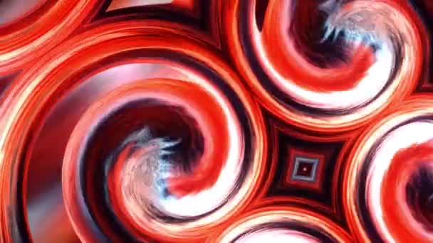 Looping Abstracto Brillo Pastel Color Espiral Degradado Tiras Texturas Fondo — Vídeo de stock