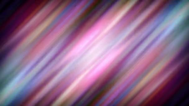Abstracte Regenboog Gradiënt Diagonale Anime Snelheidslijnen Bewegen Snelle Snelheid Gloeiende — Stockvideo