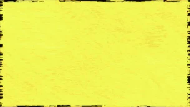 Бесшовный Цикл Анимации Гранж Движения Анимация Ярко Желтой Текстуры Эффекте — стоковое видео