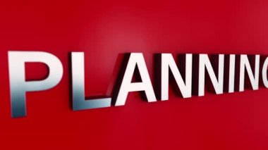 Business Access Concept animasyon efektinin 3 boyutlu krom krom kelime uçuşu İş Başarı konseptinin kırmızı arka plan 4K 3D animasyonu üzerinde tanıtım, başlık afişi için kelime efekti unsuru. Renkli Retro Oyun Konsolu Biçimi