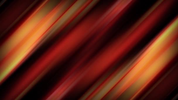 Rood Geel Diagonaal Bewegend Licht Stralen Achtergrond Loop Animatie Abstract — Stockvideo