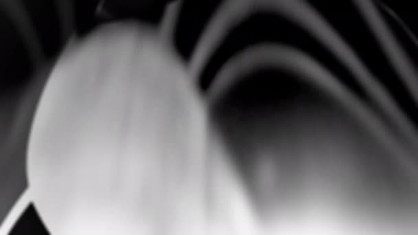 Efecto Destello Luz Óptica Blanco Negro Con Efecto Rotación Destellos — Vídeo de stock