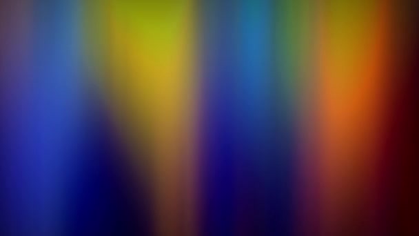 Анімаційна Петля Вібрації Різнокольорового Світла Мерехтить Рухом Вертикальних Ліній Анотація — стокове відео