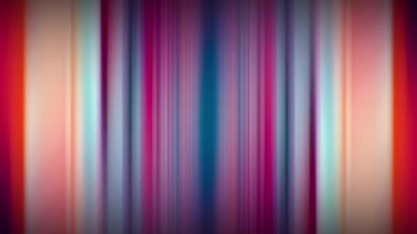 Animatie Lus Veelkleurig Licht Verticale Lijnen Golf Animatie Abstract Beweging — Stockvideo