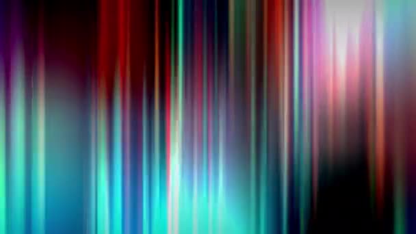 Seamless Loop Abstract Animation Organic Rainbow Gradient Lines Vertical Colorful — Stock Video