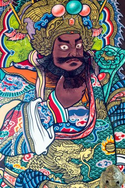 Zhang Fei deva boya güzel sanatlar Çin T tapınakta kapı