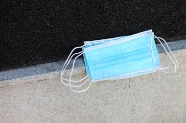 Tıbbi maskeler virüs güvenlik koruması