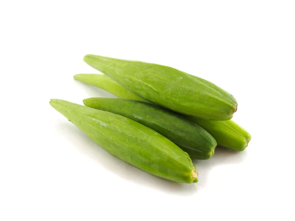 Zielone warzywo na białym tle — Zdjęcie stockowe