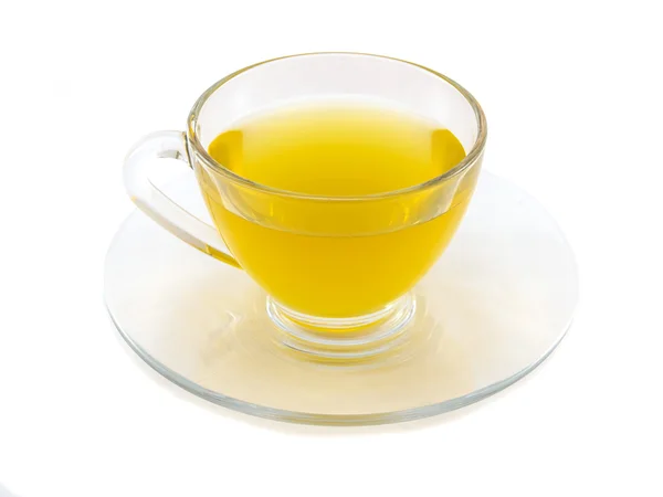 Taza de té verde de aislado — Foto de Stock