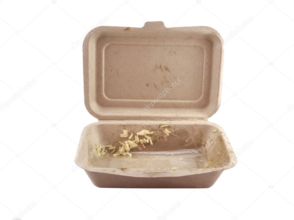 Food scraps in box food