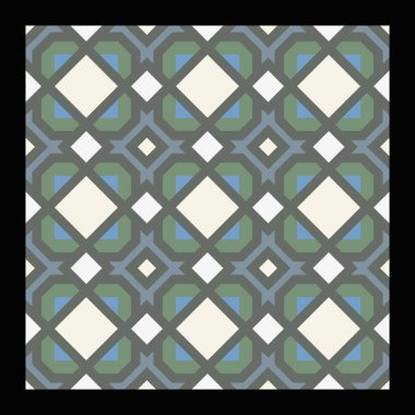 Soyut, pürüzsüz desen. Doğulu biçim vektör tasarımı.