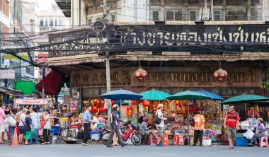 Bangkok Çin Mahallesi. Tayland.