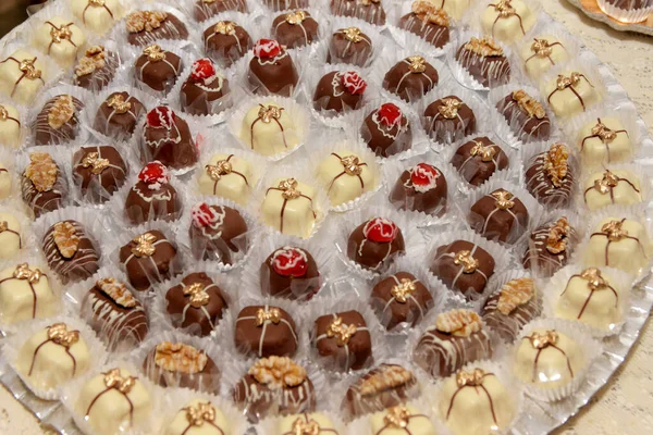Hausgemachte Süßigkeiten Für Die Party Dekoration — Stockfoto