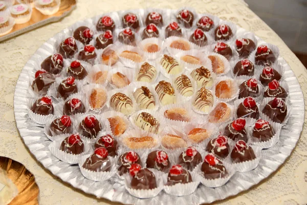 Σπιτικά Γλυκά Για Διακόσμηση Πάρτι — Φωτογραφία Αρχείου