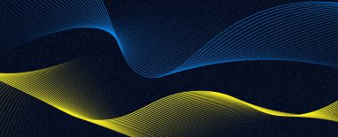 Çapraz eğri çizgi desenli soyut arkaplan tasarımı. Dijital lüks iş afişi için vektör yatay formatı, çağdaş kapak, lüks prim. Yumuşak dalga arkaplan minimalist zarif