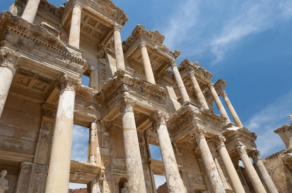 Biblioteca de Celso, Éfeso ciudad antigua, Selcuk, Turquía — Foto de Stock