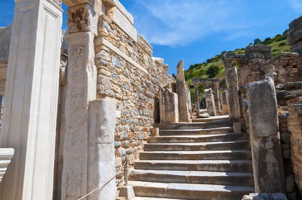 古代以弗所，塞尔丘克，土耳其的废墟 — 图库照片