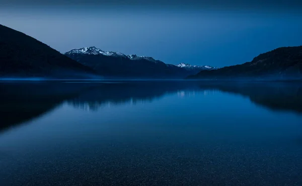 Paysage Calme Matin Dans Lac Rivadavia Dans Parc National Los — Photo