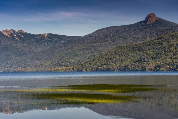 Very quiet waters after a flood in Nonthue Lake, Lanin National Park, Patagonia Argentina