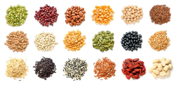 Recolección Cereal Orgánico Seco Pila Semillas Grano Consistieron Mungo Frijol — Foto de Stock