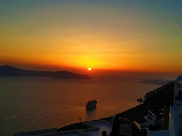 View Santorini Island Greece — Stock Photo, Image