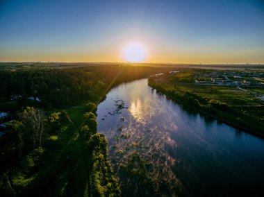 doğa günbatımı Moskova yaz