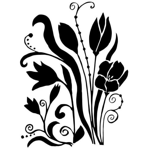 Blumen. ein Strauß Blumen — Stockvektor