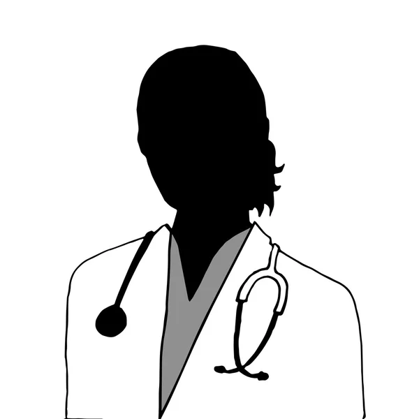 Illustration originale de haute qualité d'un médecin — Image vectorielle