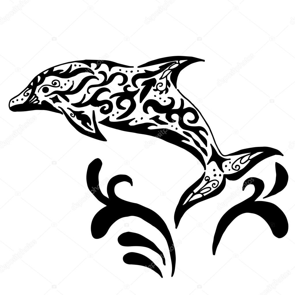 Dolphin Tattoo Images – Browse 8,268 Stock Photos, Vectors, and Video |  Adobe Stock