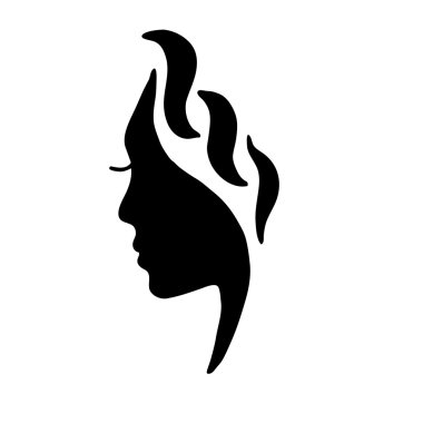 Çok kaliteli özgün çizimde zerafet kadın saç