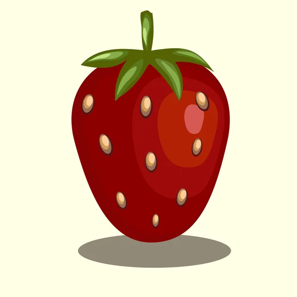 Ursprungliga trendiga Vector Strawberry illustration — Stock vektor