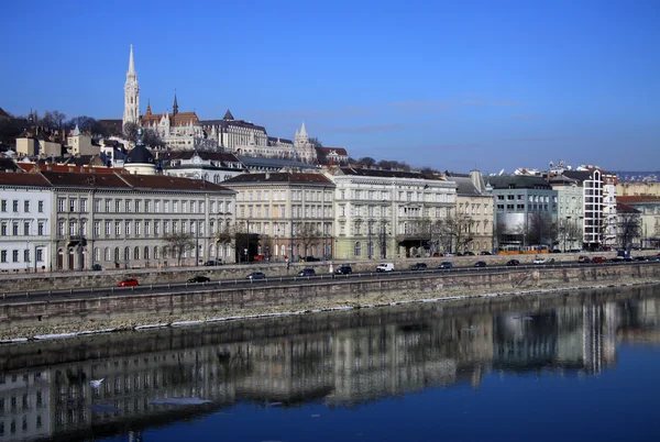 Zobacz na brzegu Buda Budapest, Węgry — Zdjęcie stockowe