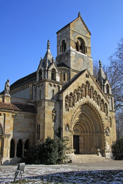 Castillo de Vajdahunyad, Capilla, Budapest —  Fotos de Stock