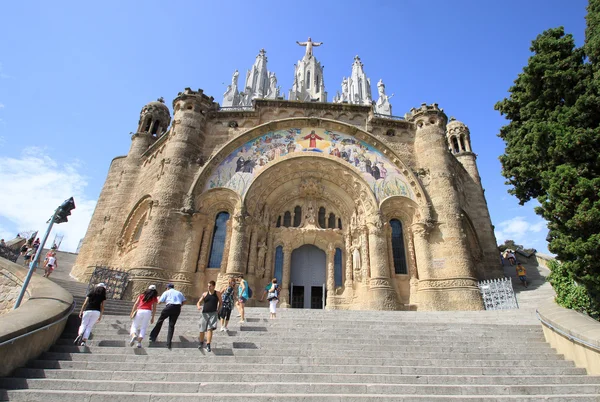 Expiatory Church of the Sacred Heart of Jesus, Barcelona, Espanha. Agosto de 2012 — Fotografia de Stock