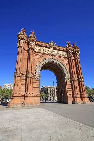 Arc de Triomf, 바르셀로나, 카탈루냐, 스페인 — 스톡 사진