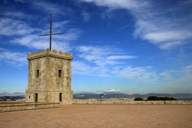 Montjuic Kalesi, Barcelona, Katalonya, İspanya