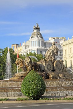 Cibeles çeşme, madrid, İspanya