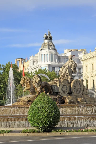 Cibeles-kút, Madrid, Spanyolország — Stock Fotó