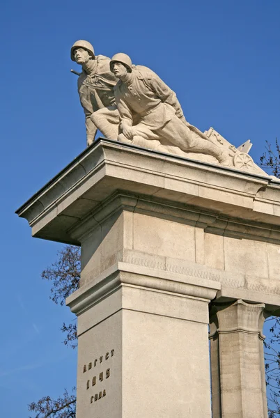 Mémorial de guerre soviétique à Vienne, Autriche — Photo