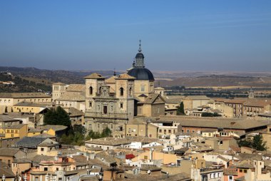 Toledo ve İspanya 'nın havadan görünüşü