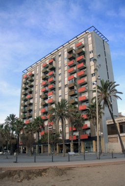 Residential building in Barceloneta, Barcelona, Spain
