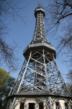 Petrin gözcü Kulesi (Petrinska rozhledna) Prag, Çek Cumhuriyeti