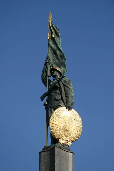 苏联战争纪念碑在维也纳，奥地利 — 图库照片