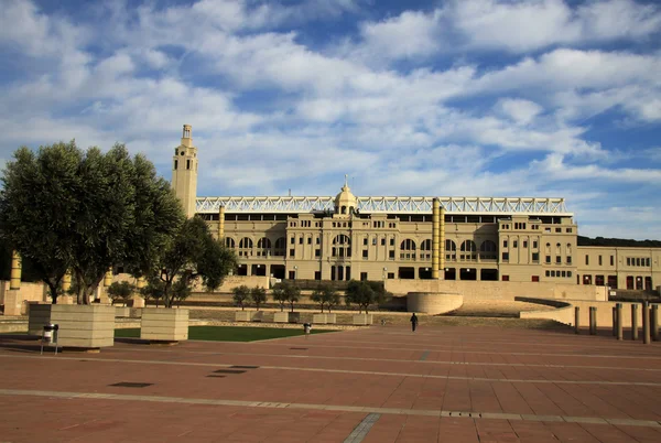 Olympisch Stadion in barcelona, Spanje — Stockfoto