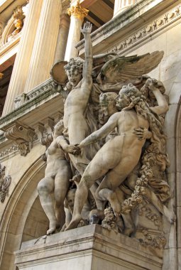 Opera Ulusal de Paris - Grand Opera (Garnier Sarayı), Paris, Fransa, mimari detaylar