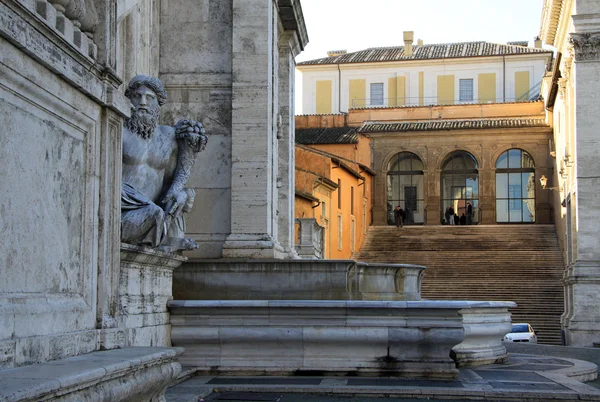 Antica allegoria romana del fiume Nilo. Campidoglio, Roma, Italia — Foto Stock