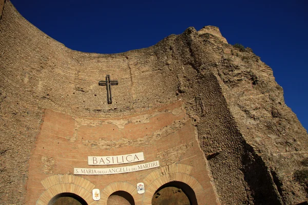 ROME, ITALY -  Basilica Santa Maria degli Angeli e dei Martiri — Stock Photo, Image